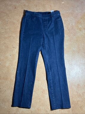 Isaac Mizrahi Live! Blue Denim Pull-On Pants